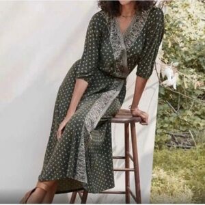 Garnet Hill Batwing Wrap Dress